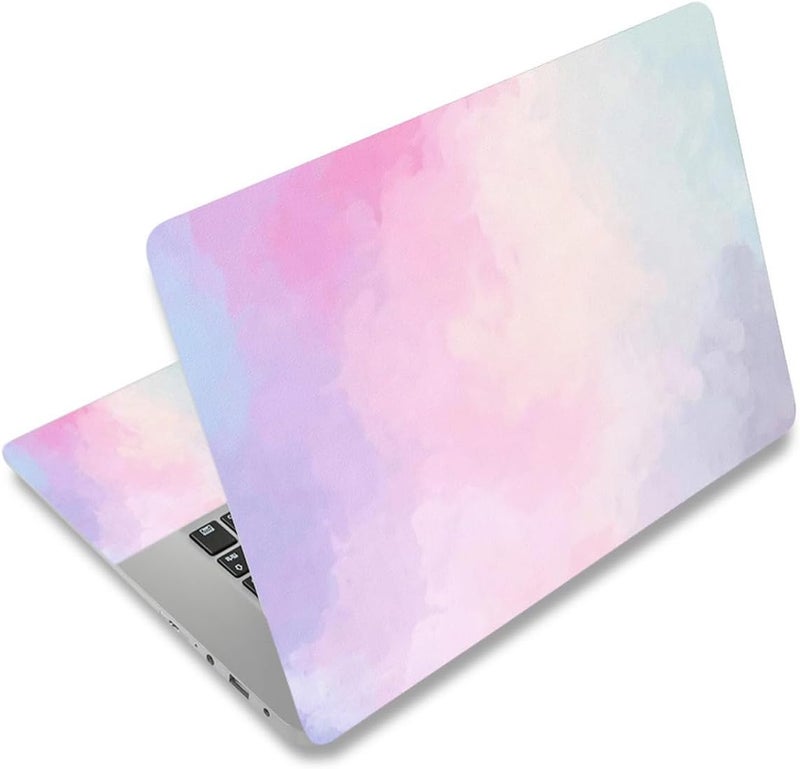 AORTDES Laptop Skin Sticker Decal 15-15.6 Inches, Universal Reusable Vinyl Sticker for 12.1 13 13.3 14 15.4 Inches Netbook/Notebook PC, Waterproof & Scratch-Resistant (Colorful Clouds) - Image 1
